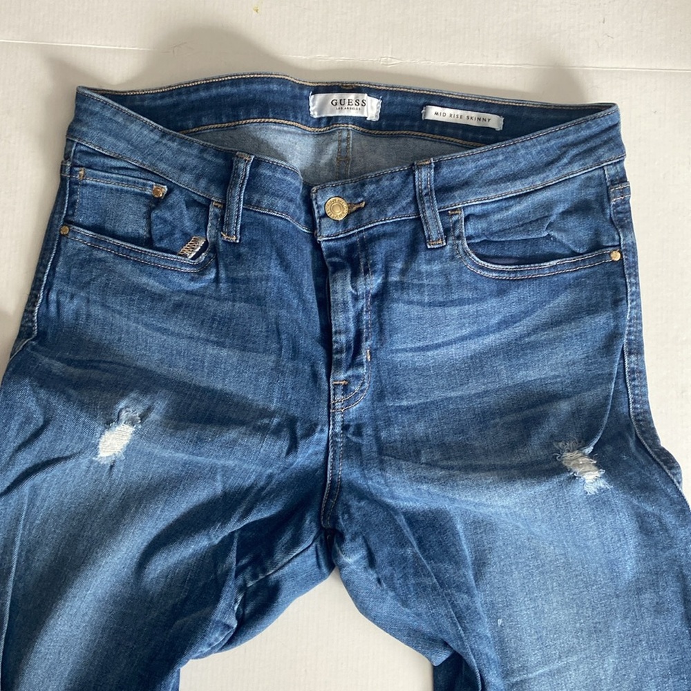 Guess Mid Rise Skinny Jeans - Picture 2 of 7